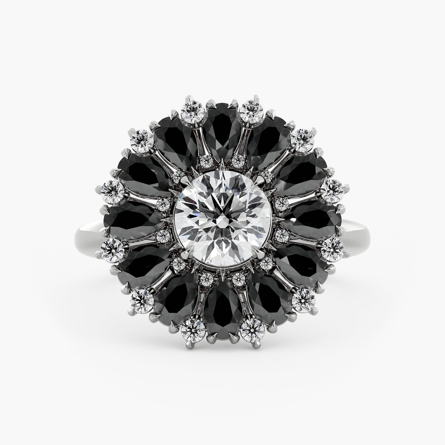 Winona - 14K White Gold - Round - Lab Diamond