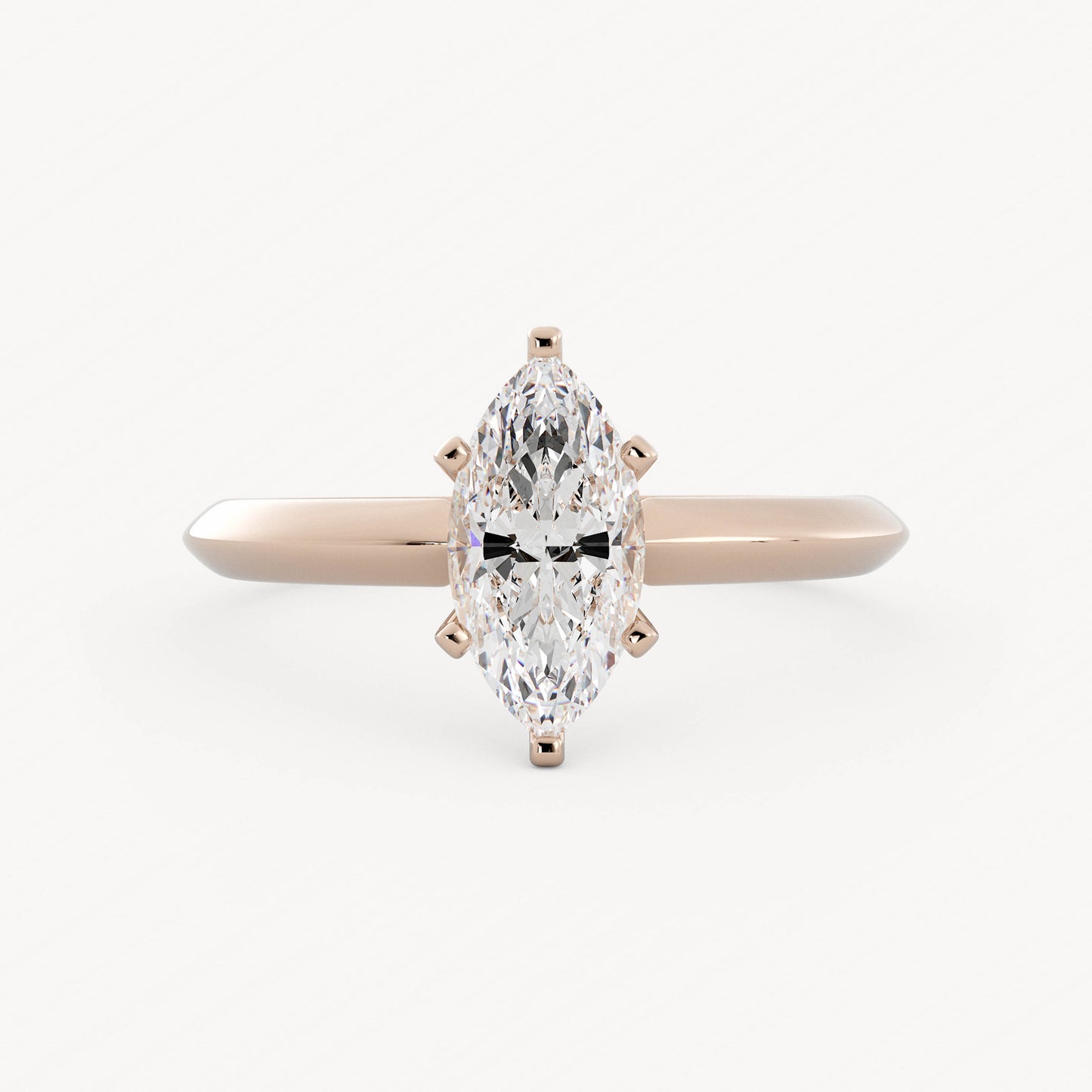 Aberdeen - 14K Rose Gold - Marquise