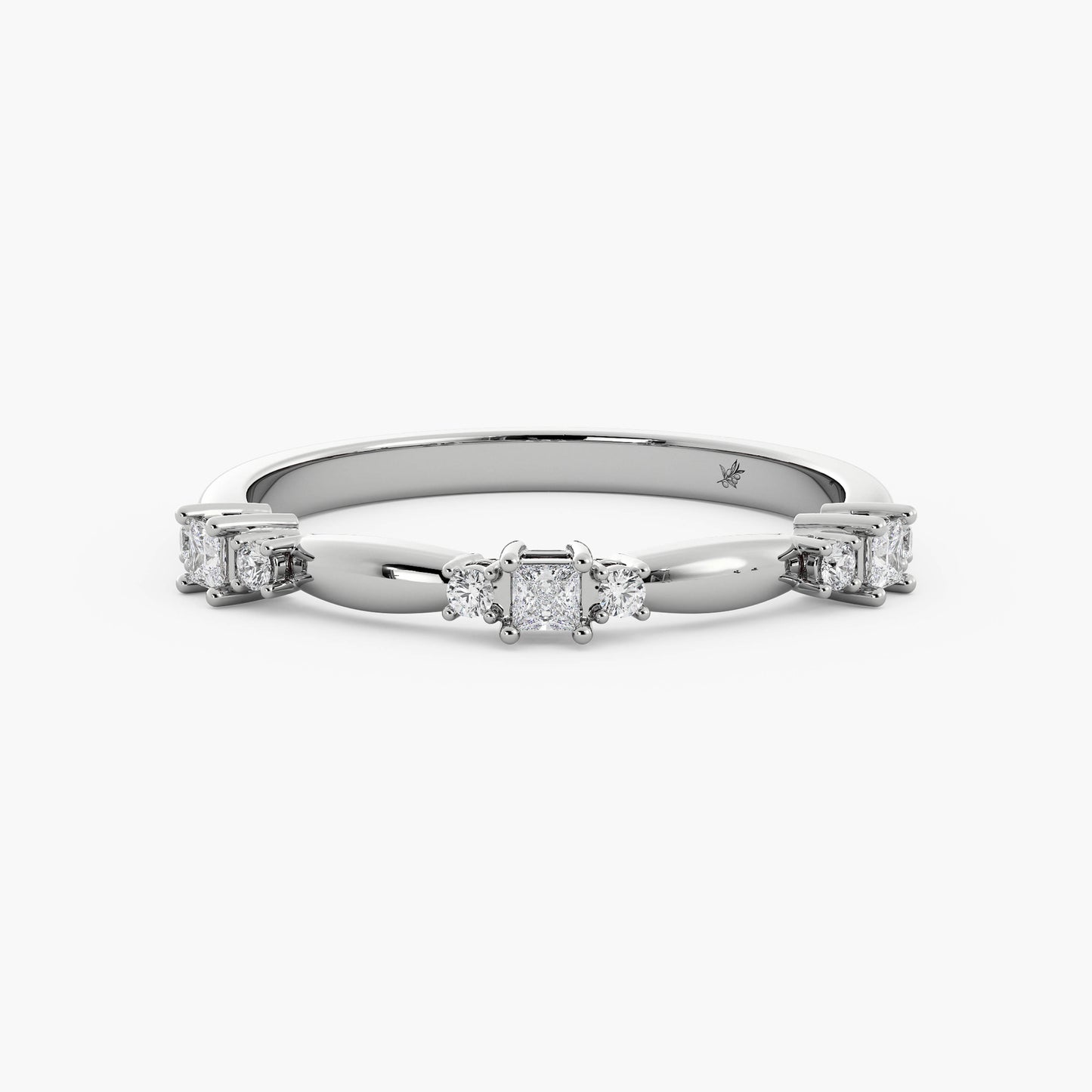 Wesley - 14K White Gold - Natural Diamond