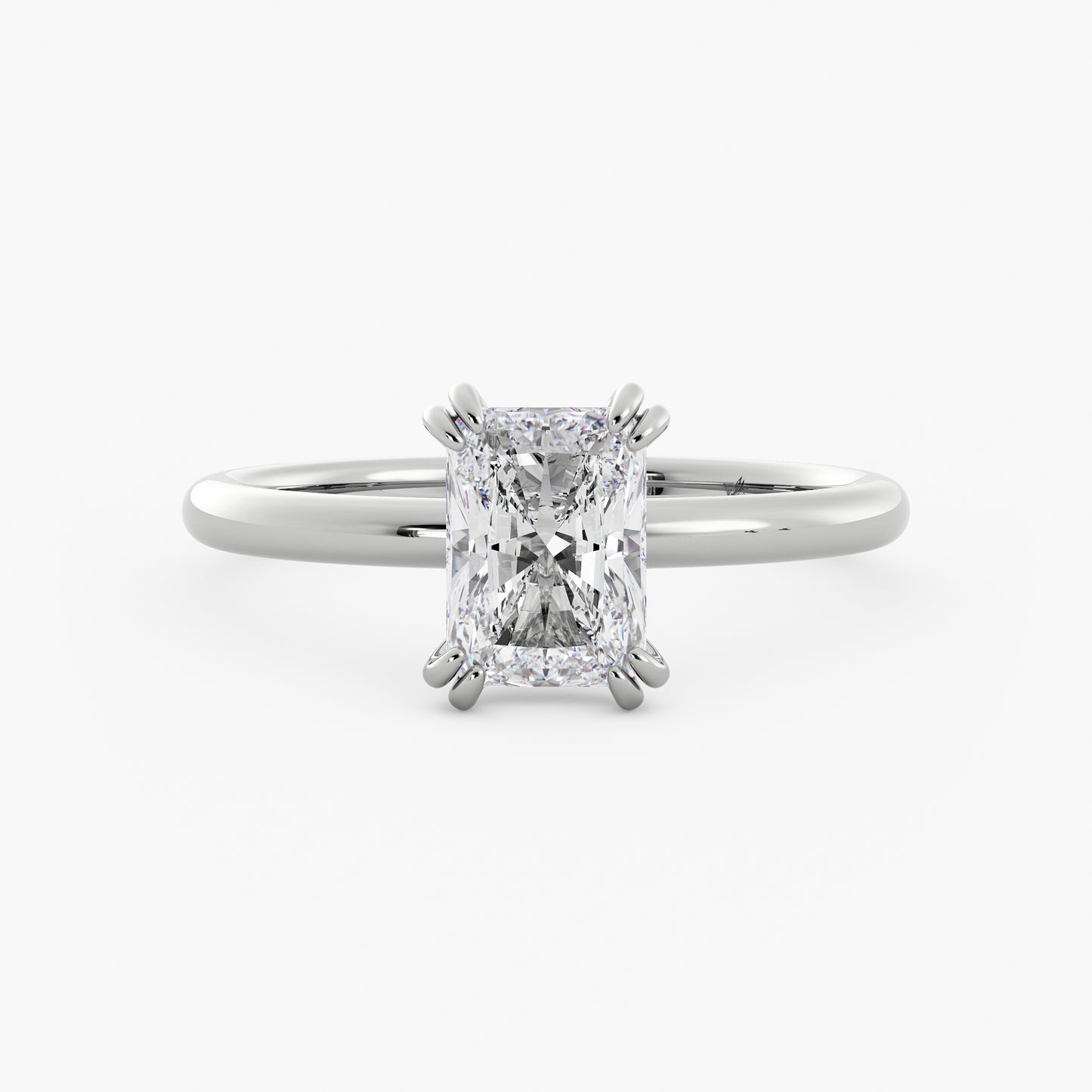 Abel - 14K White Gold - Radiant