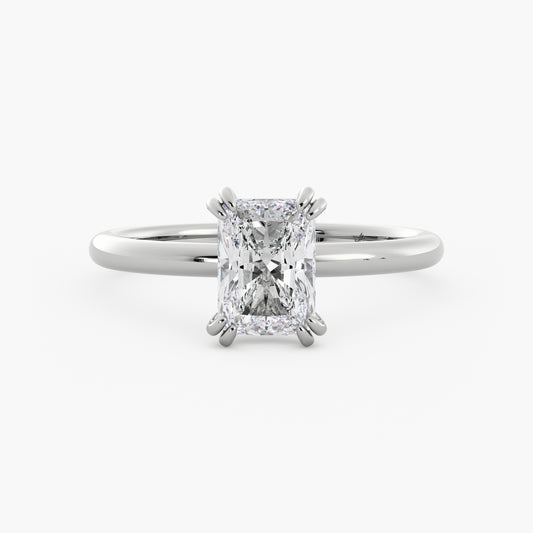 Abel - 14K White Gold - Radiant