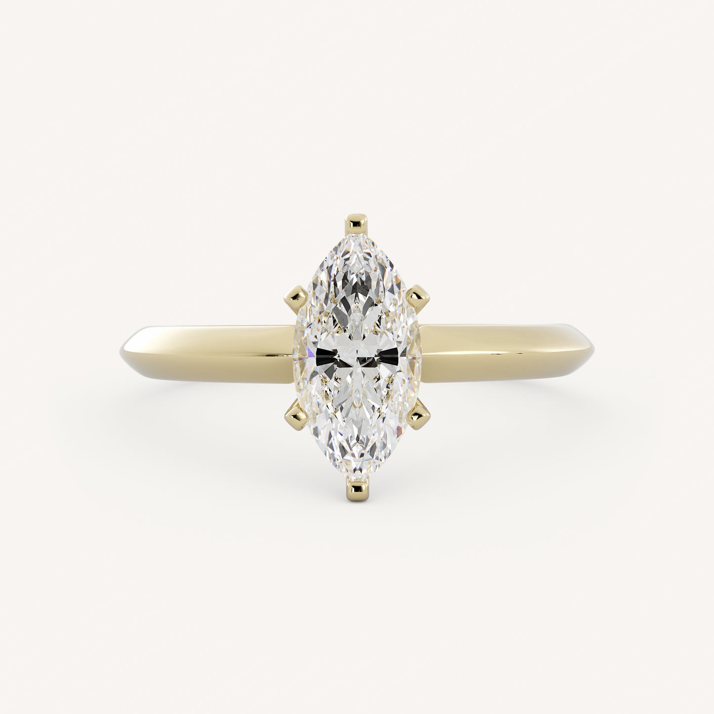 Aberdeen - 14K Yellow Gold - Marquise