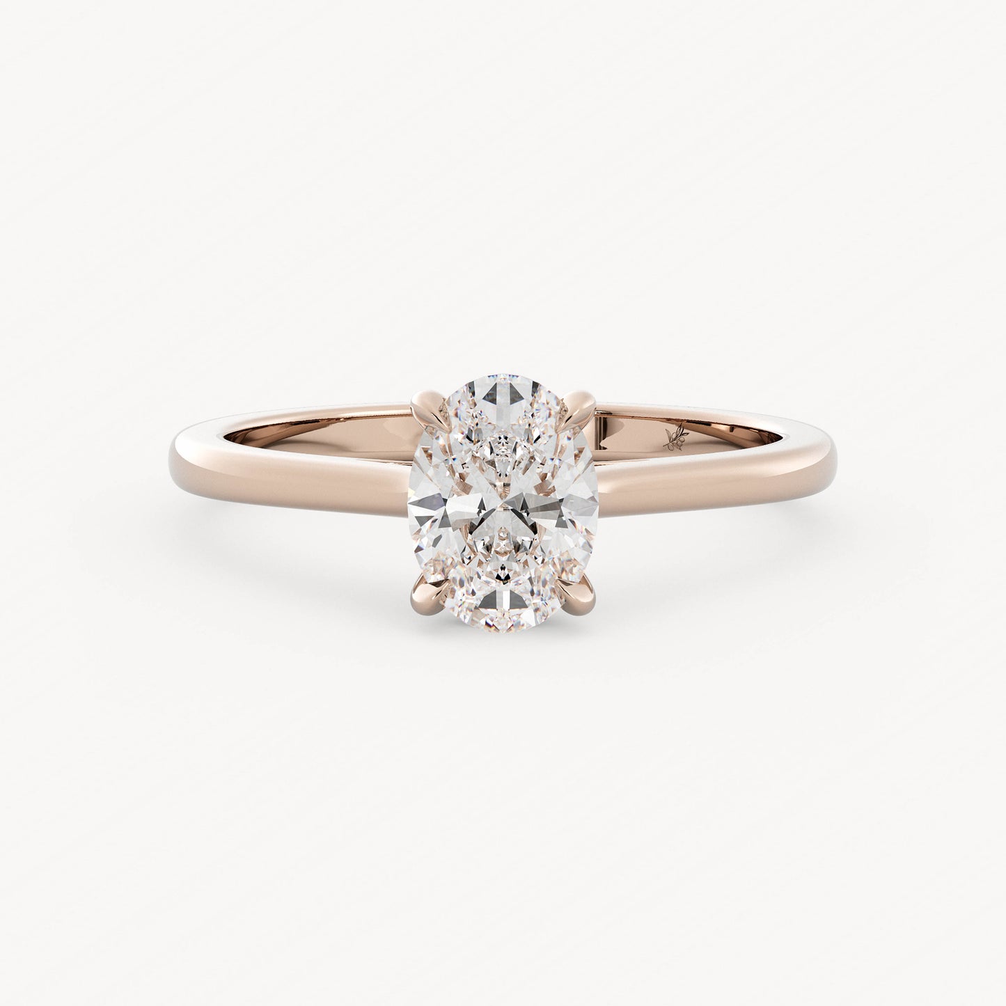 Adaline - 14K Rose Gold - Oval