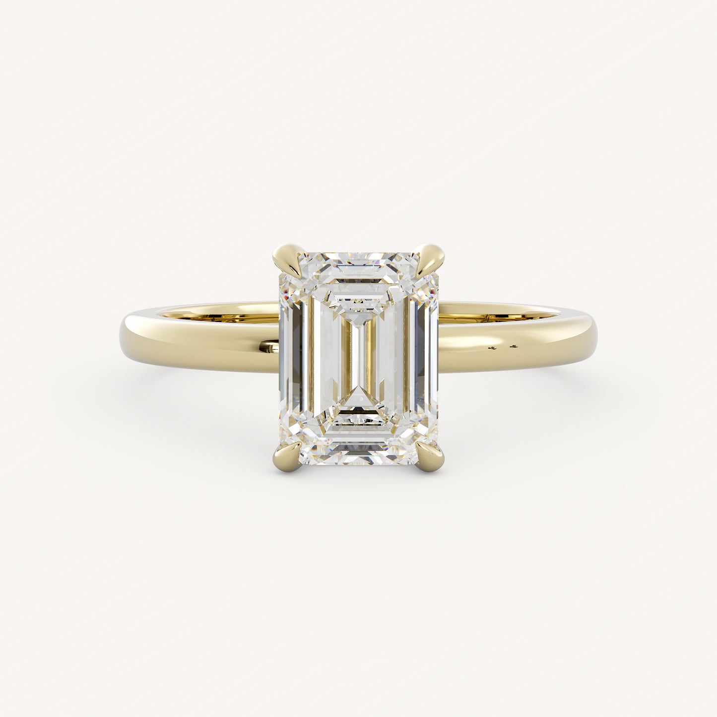 Abigail - Ready To Ship - 14K Yellow Gold - Emerald