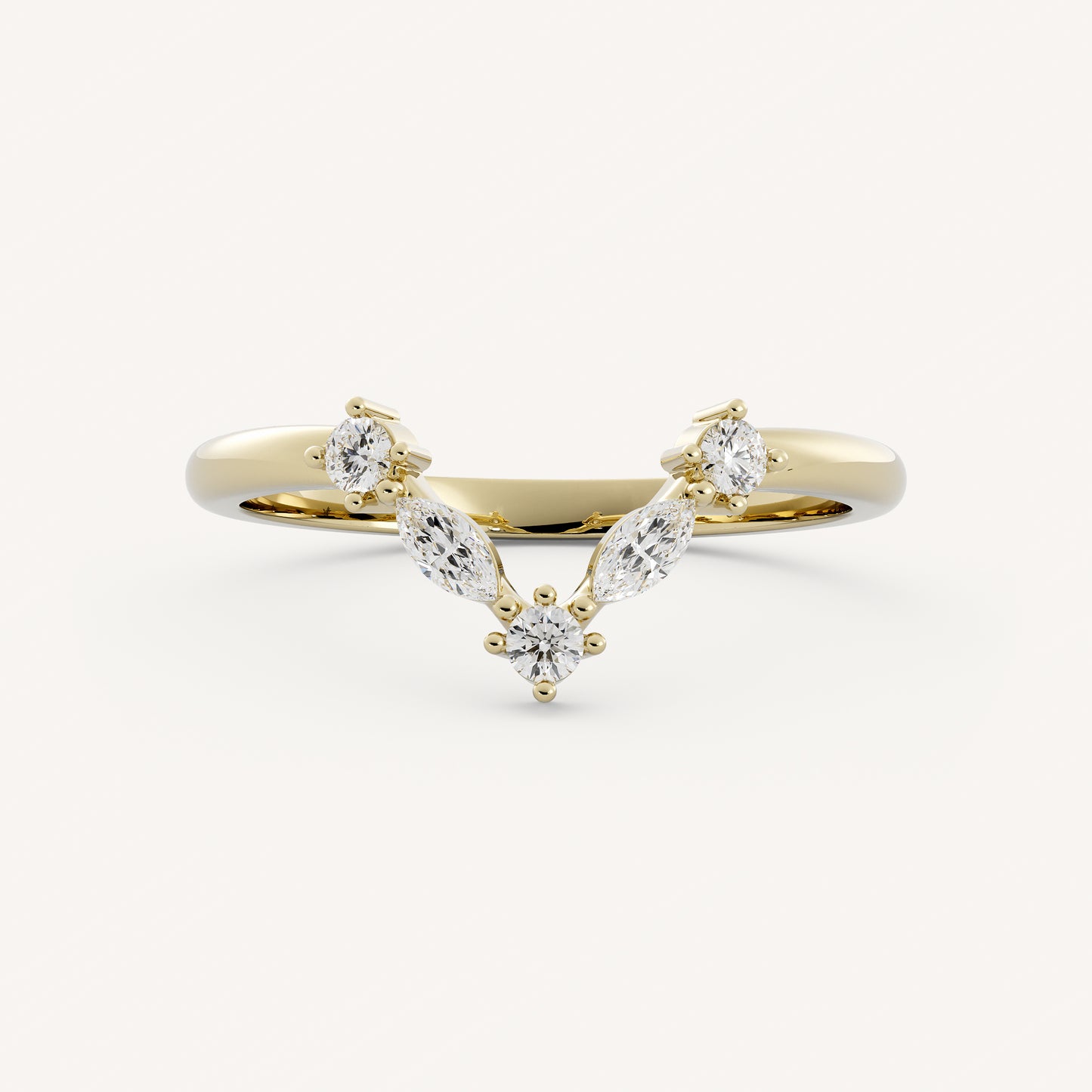 Willie - Ready To Ship - 14K Yellow Gold - Natural Diamond
