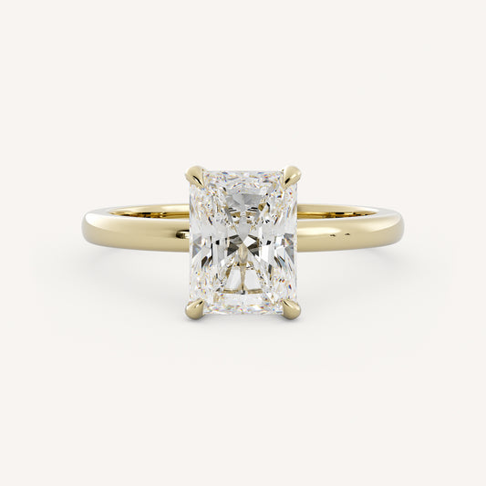 Abigail - Ready To Ship - 14K Yellow Gold - Radiant