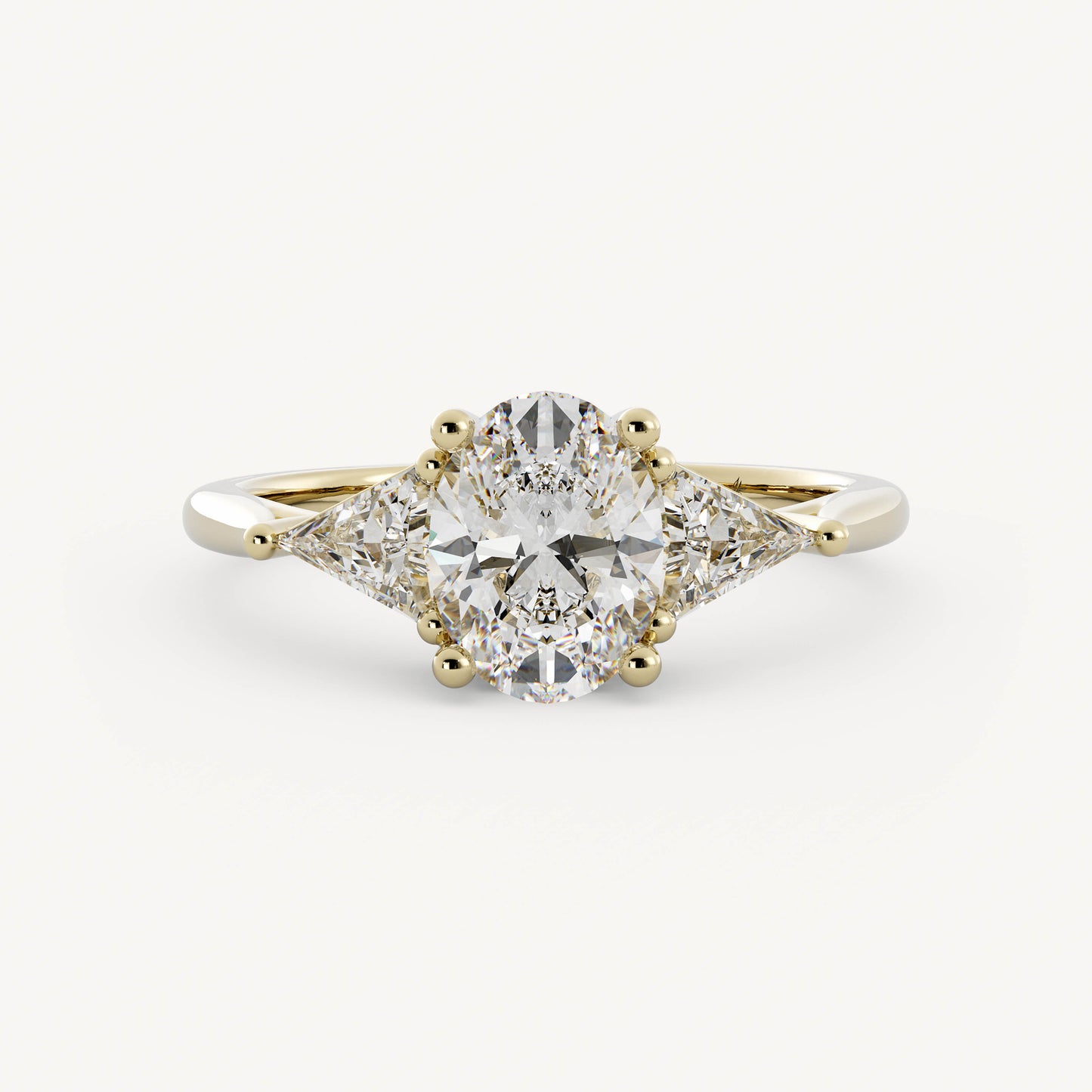 Arbor - 14K Yellow Gold - Oval - Natural Diamond