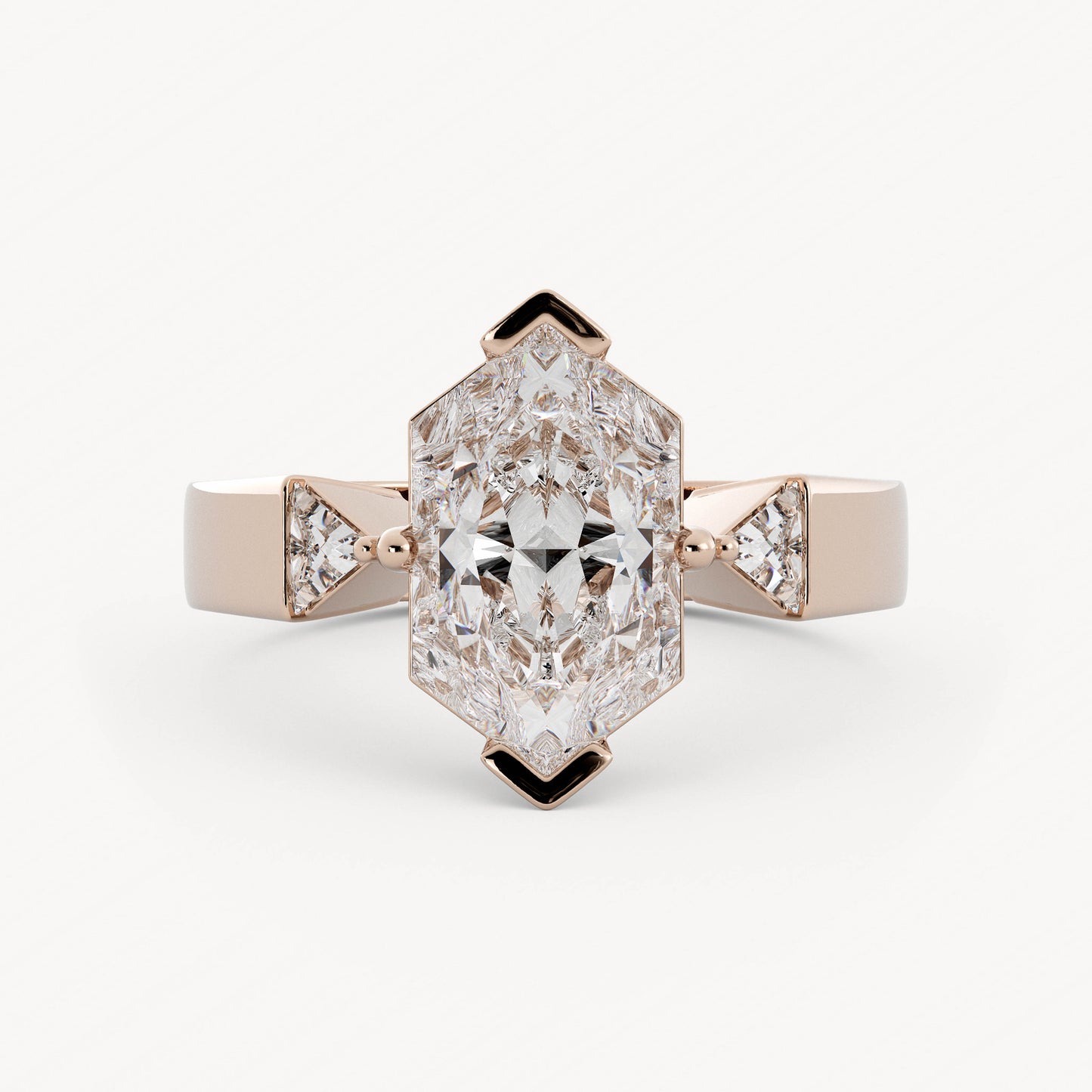 Alder - 14K Rose Gold - Duchess - Natural Diamond