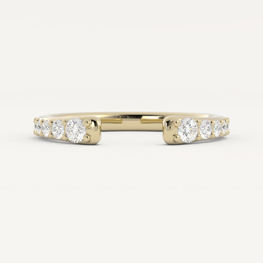 Wane - Ready To Ship - 14K Yellow Gold - Natural Diamond