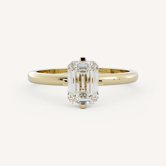 Archie - 14K Yellow Gold - Emerald