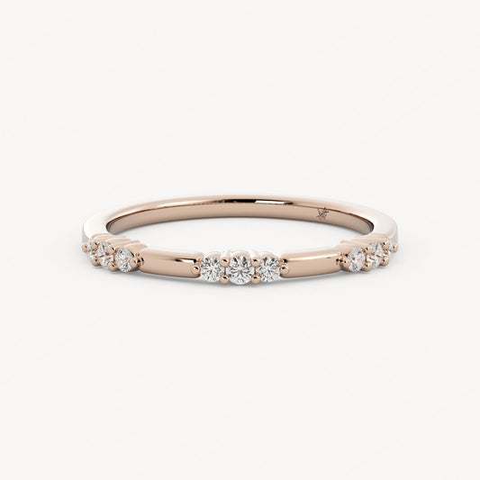 Wiley - 14K Rose Gold - Lab Diamond