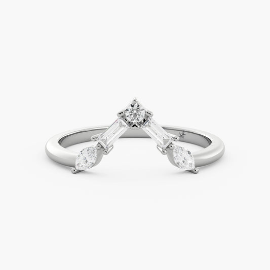 Wyatt - 14K White Gold - Natural Diamond