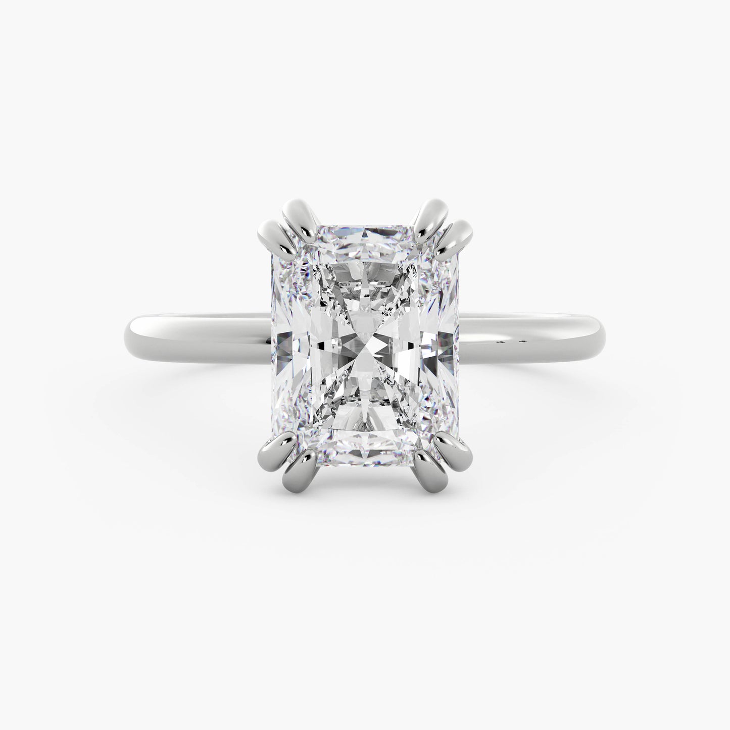 Abel - 14K White Gold - Radiant