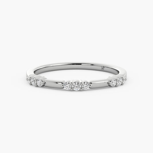 Wiley - 14K White Gold - Natural Diamond