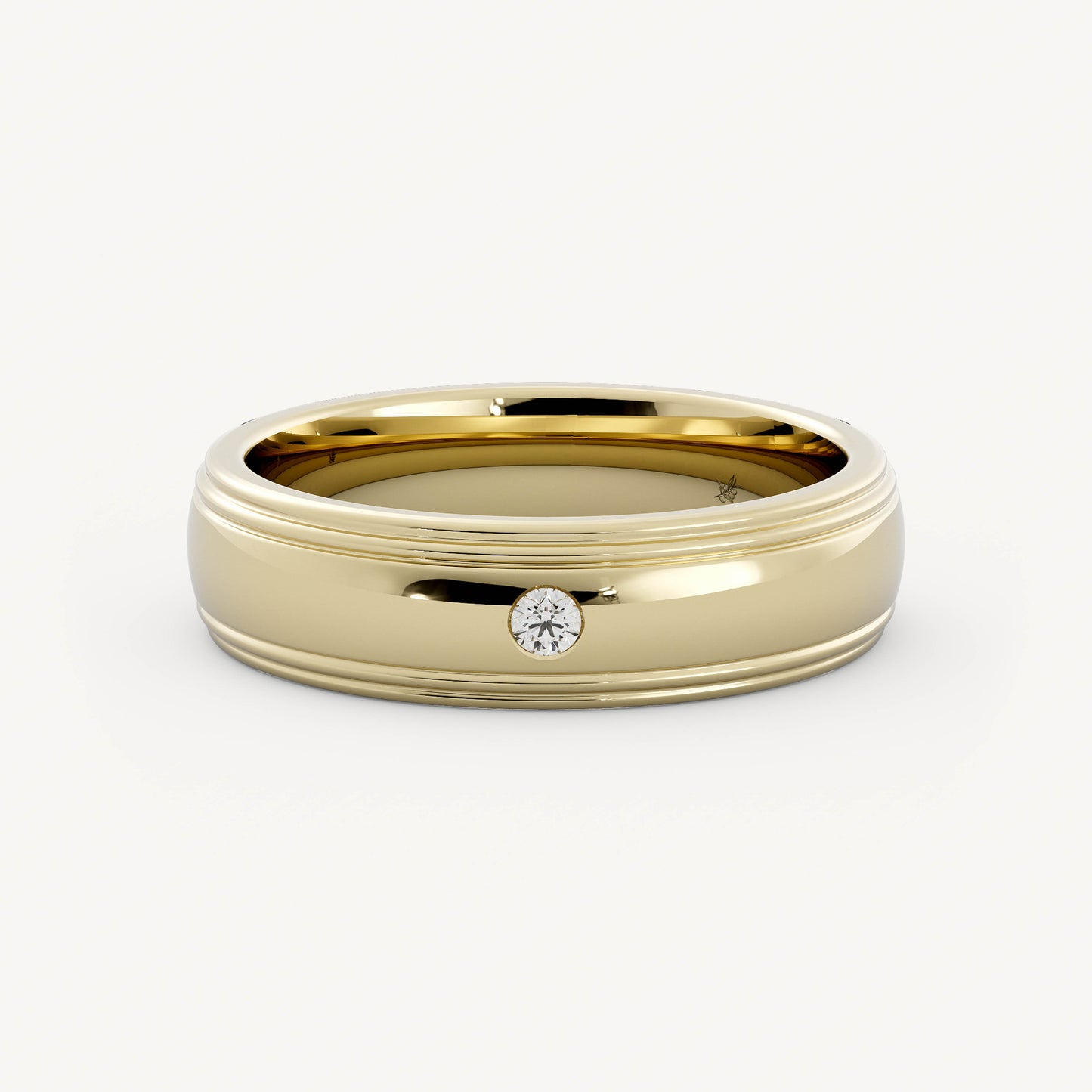 Walt - 14K Yellow Gold - Natural Diamond - 9.75