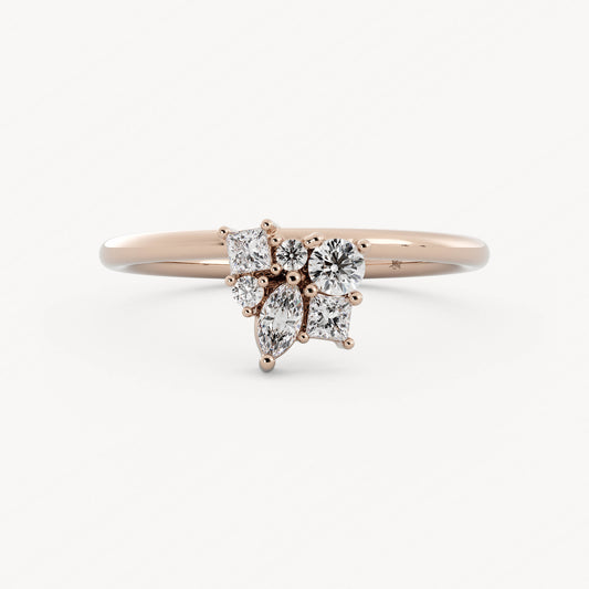 Zuri - 14K Rose Gold - Natural Diamond