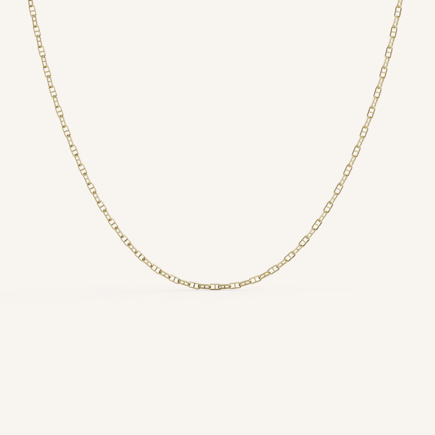 Anchor Chain - 14K Yellow Gold - 1.7mm - 24 Inch