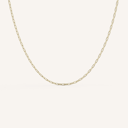 Anchor Chain - 14K Yellow Gold - 1.7mm - 24 Inch