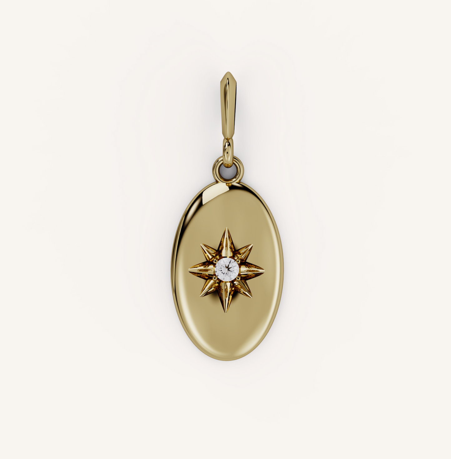 Zodiac Charm - 14K Yellow Gold - With Chain