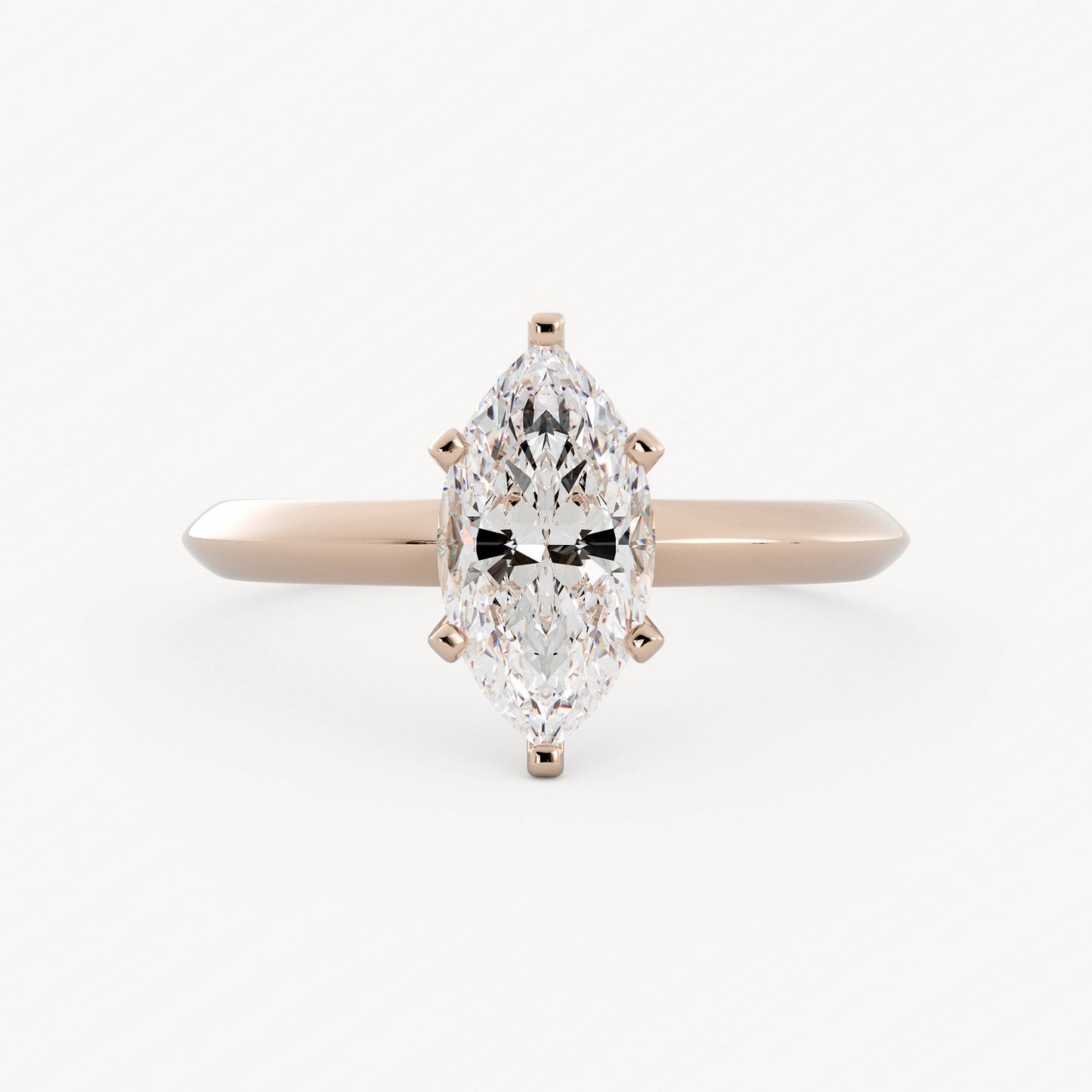 Aberdeen - 14K Rose Gold - Marquise