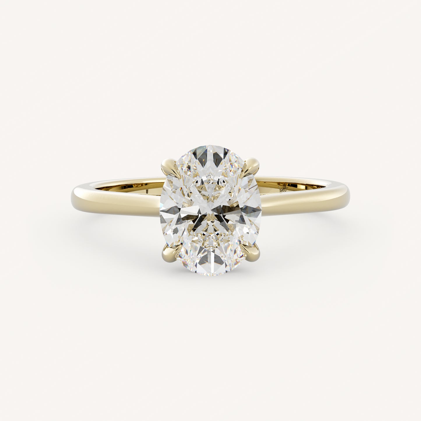 Adaline - Ready To Ship - 14K Yellow Gold - Oval