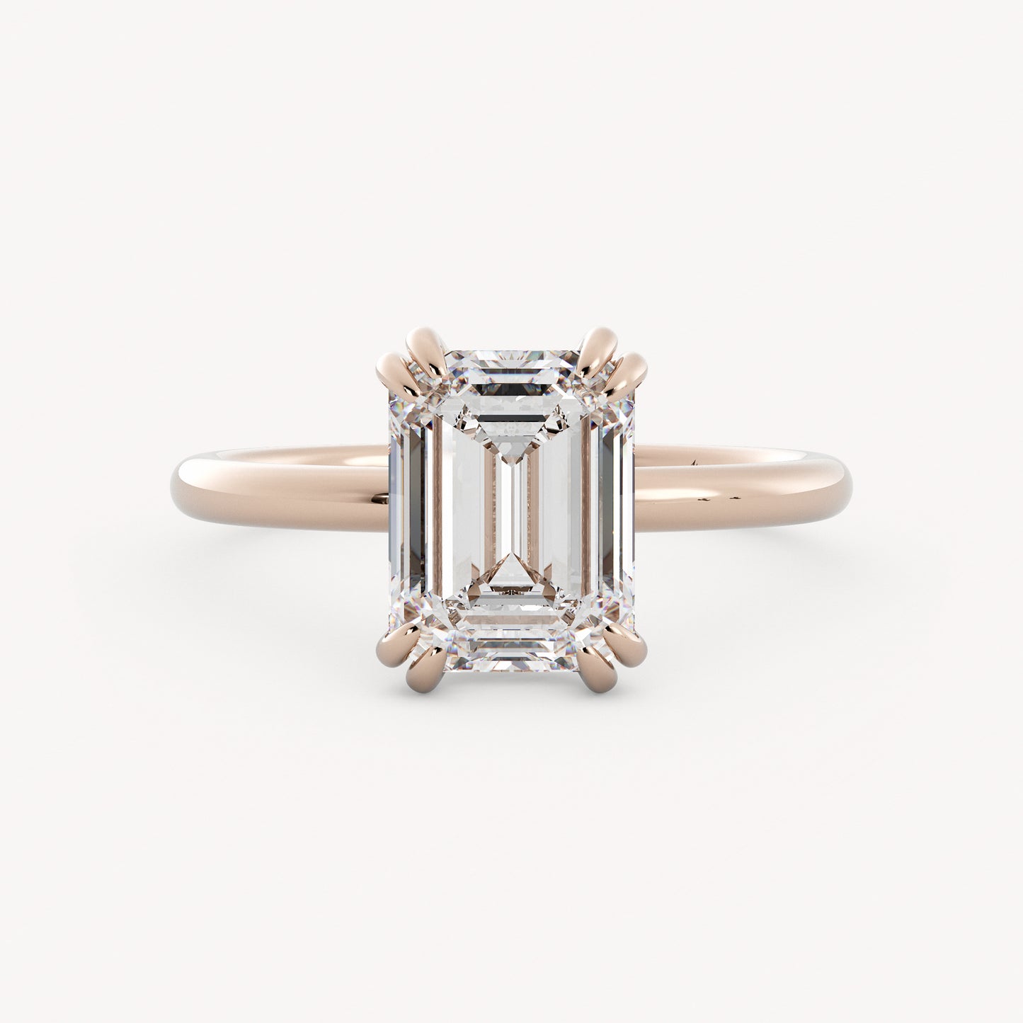 Abel - 14K Rose Gold - Emerald