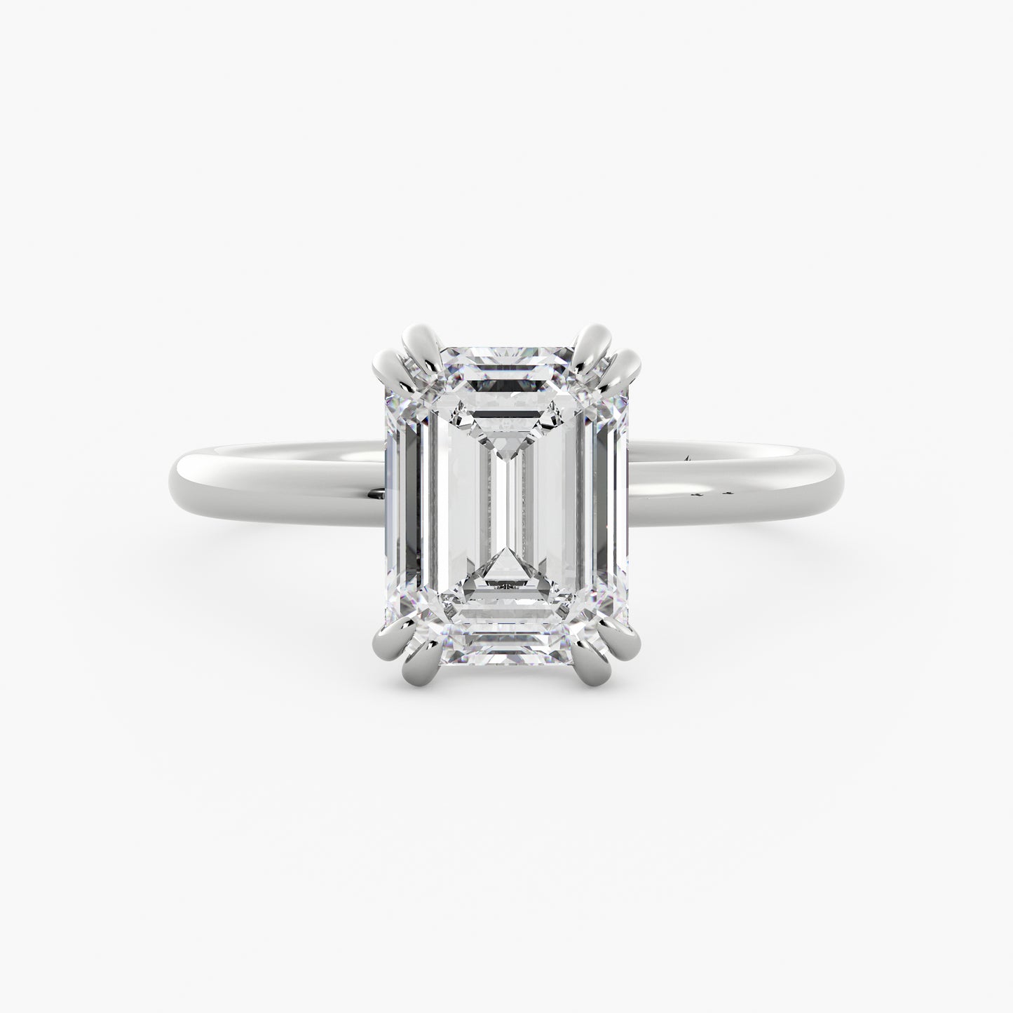 Abel - 14K White Gold - Emerald