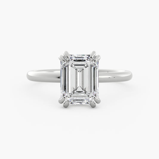 Abel - 14K White Gold - Emerald