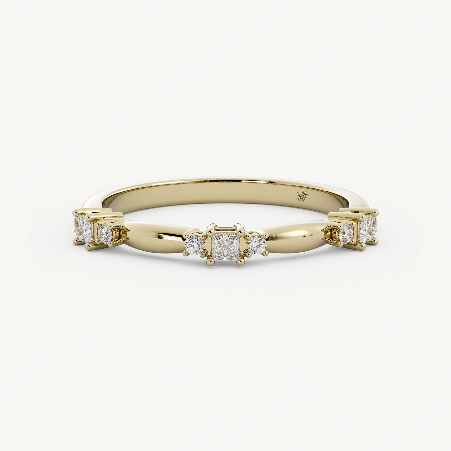 Wesley - 14K Yellow Gold - Natural Diamond