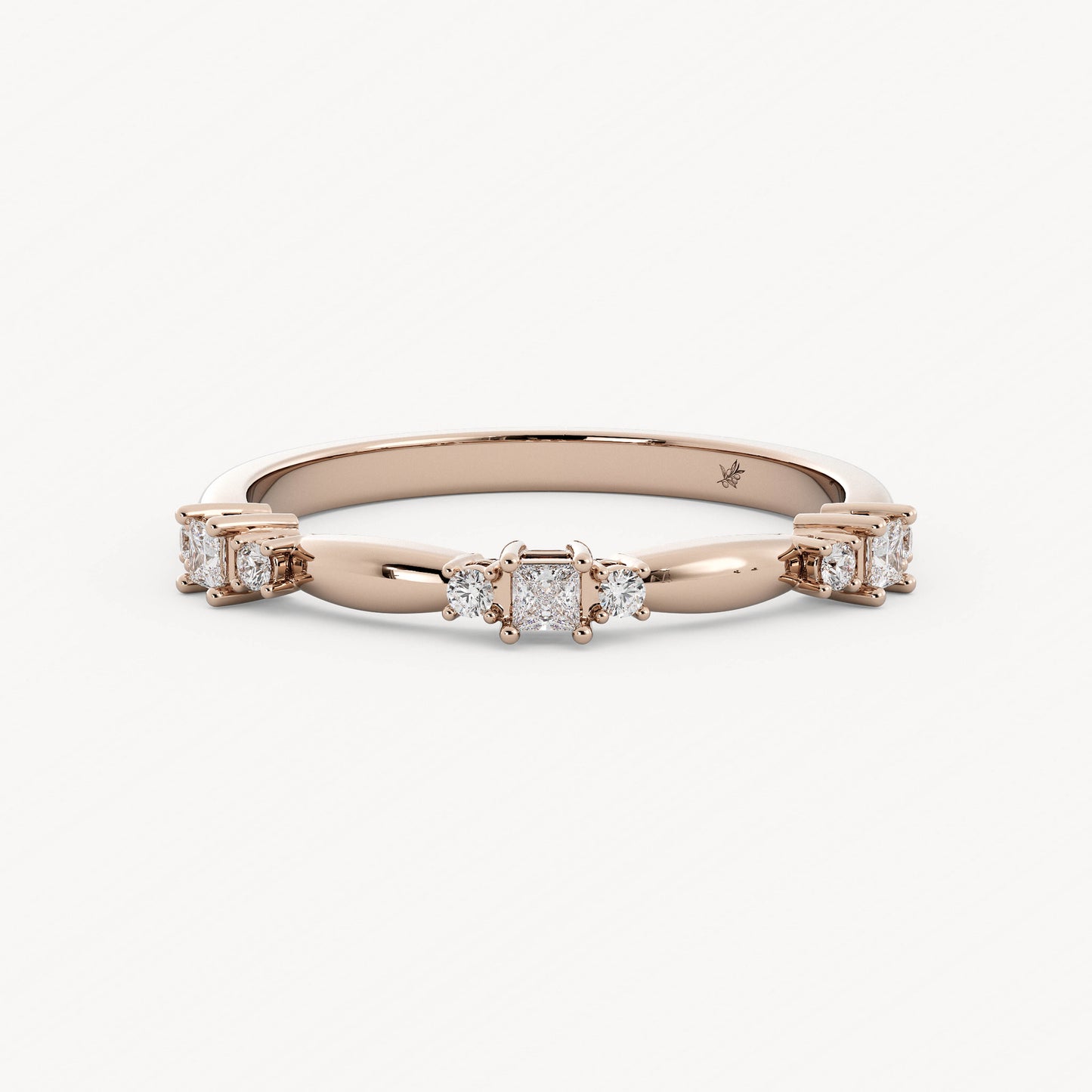 Wesley - 14K Rose Gold - Natural Diamond
