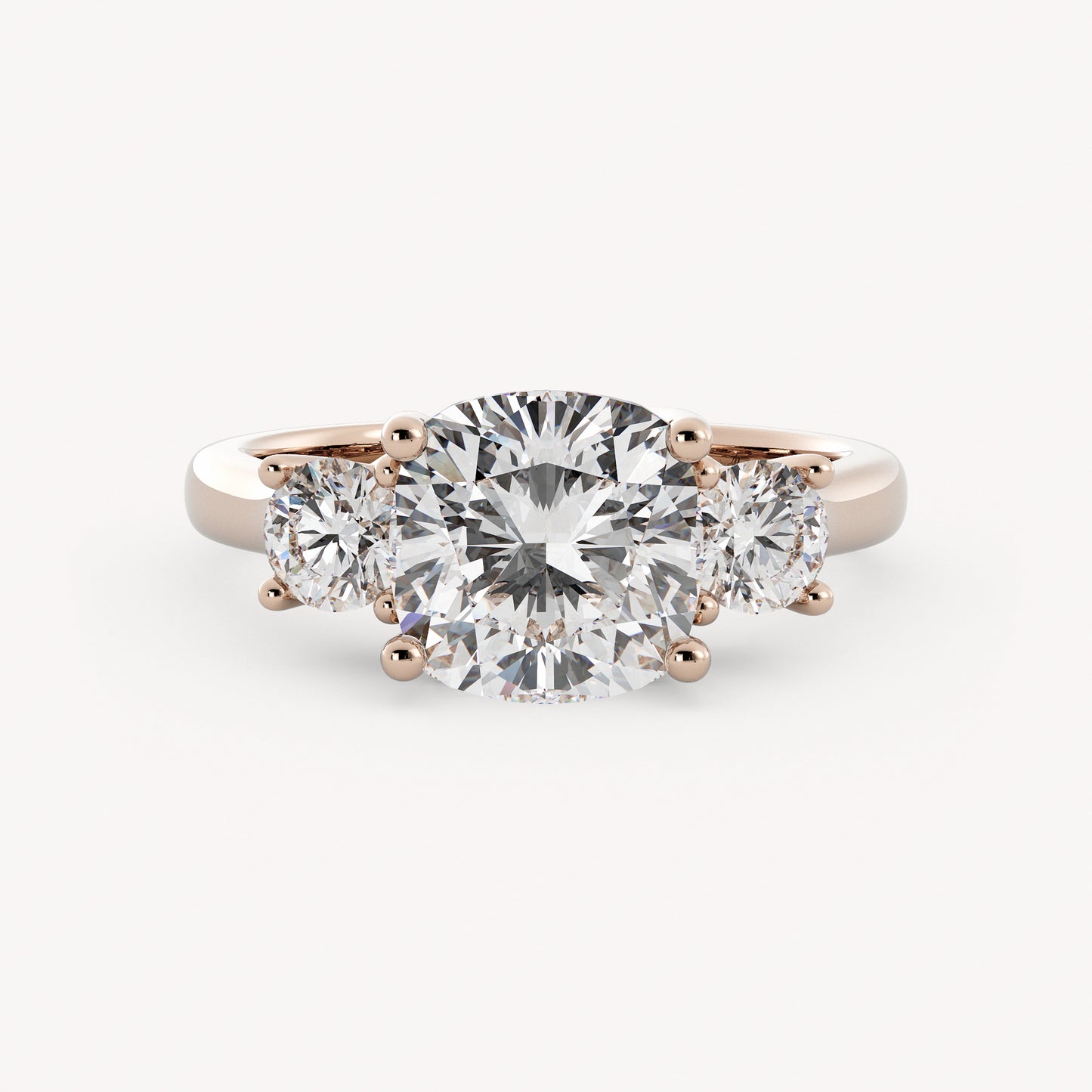 Duchess - 14K Rose Gold - Cushion - Lab Diamond
