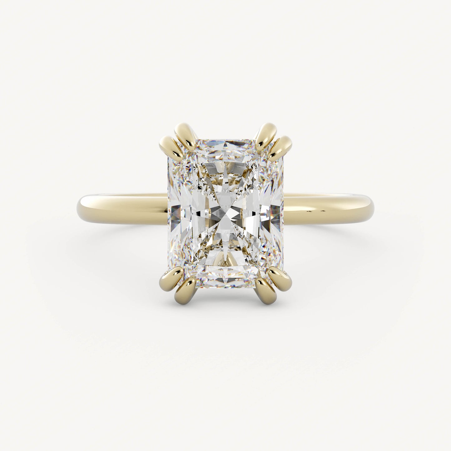 Abel - 14K Yellow Gold - Radiant