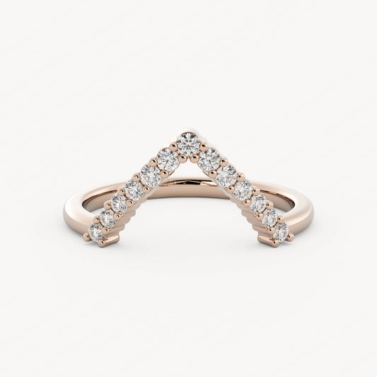 Betty - 14K Rose Gold - Natural Diamond