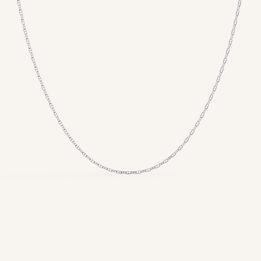 Anchor Chain - 14K White Gold - 1.3mm - 20 Inch