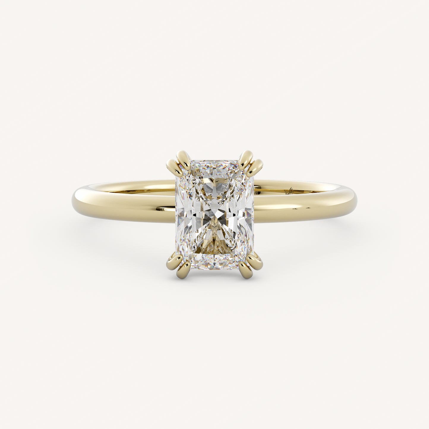 Abel - 14K Yellow Gold - Radiant