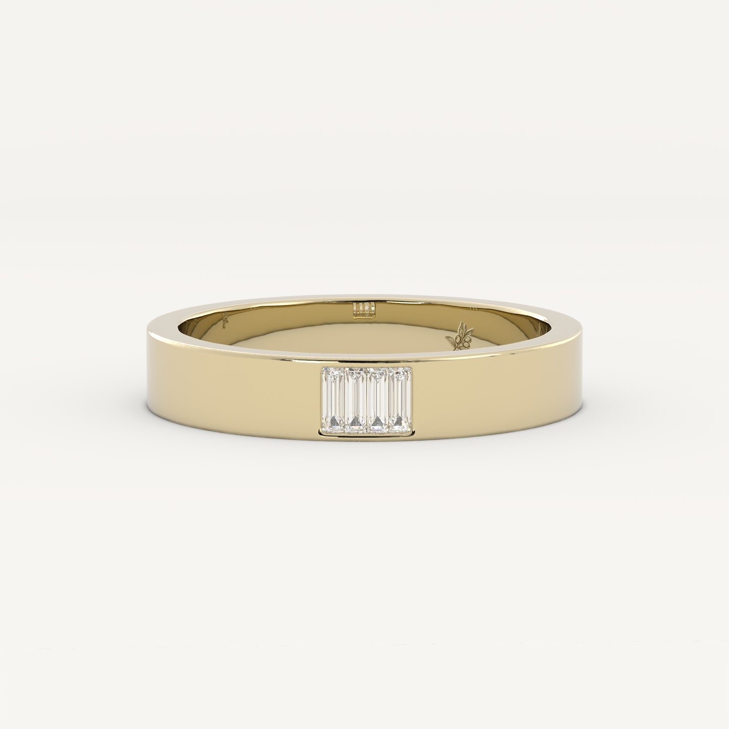 Bench - 14K Yellow Gold - Lab Diamond - Polished - 6.5