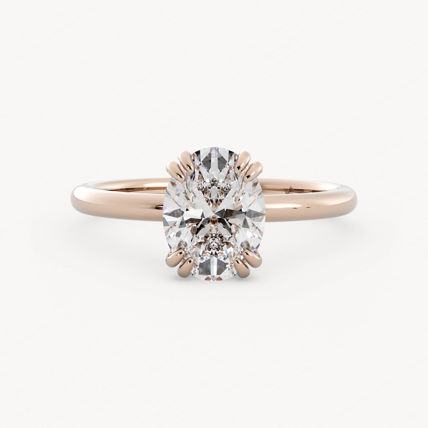 Adele - 14K Rose Gold - Oval