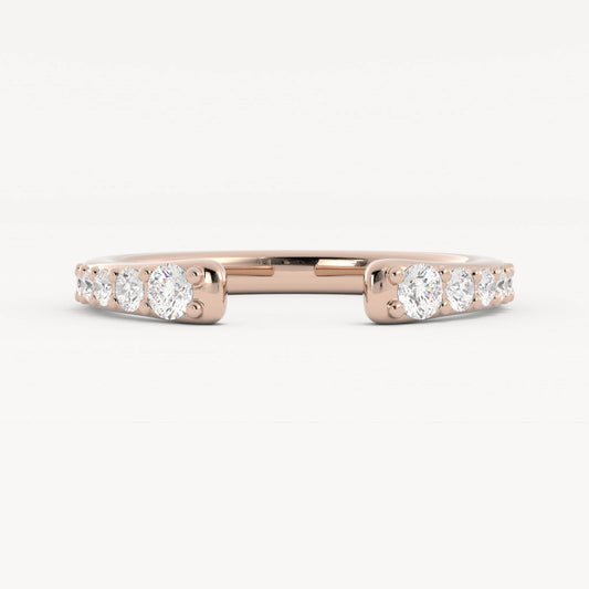 Wane - 14K Rose Gold - Natural Diamond