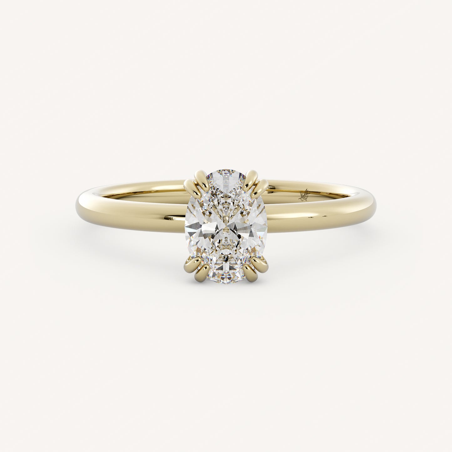 Adele - 14K Yellow Gold - Oval