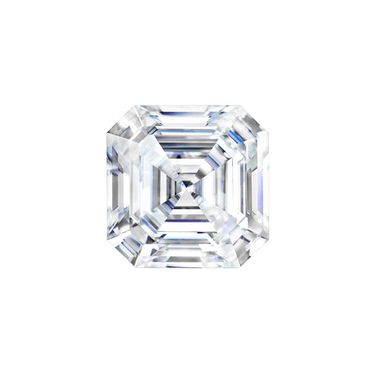 Asscher 5.5x5.5mm Forever One Moissanite