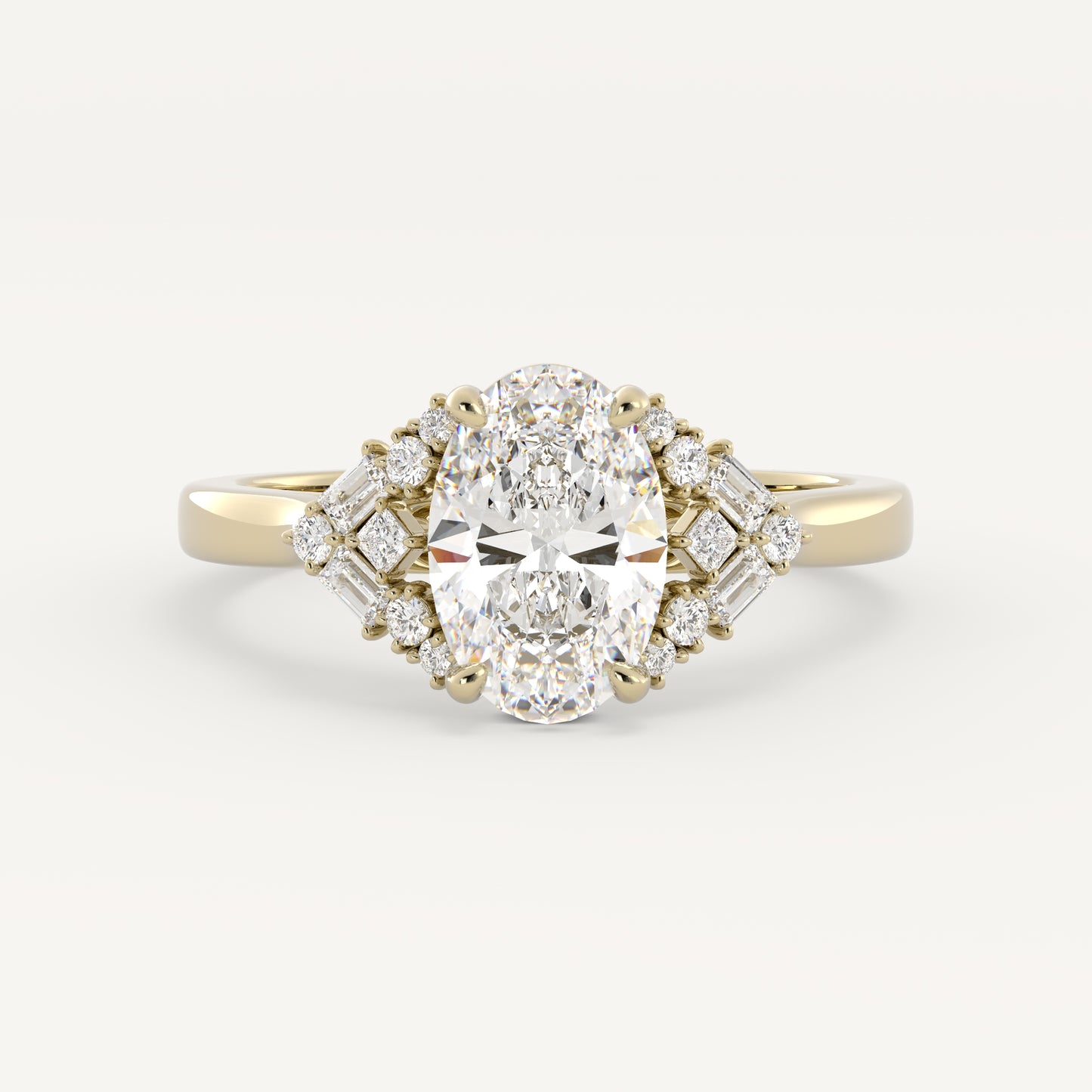 Beckett - 14K Yellow Gold - Lab Diamond - Oval