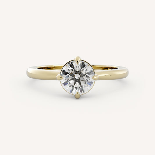 Bennett - 14K Yellow Gold - Round