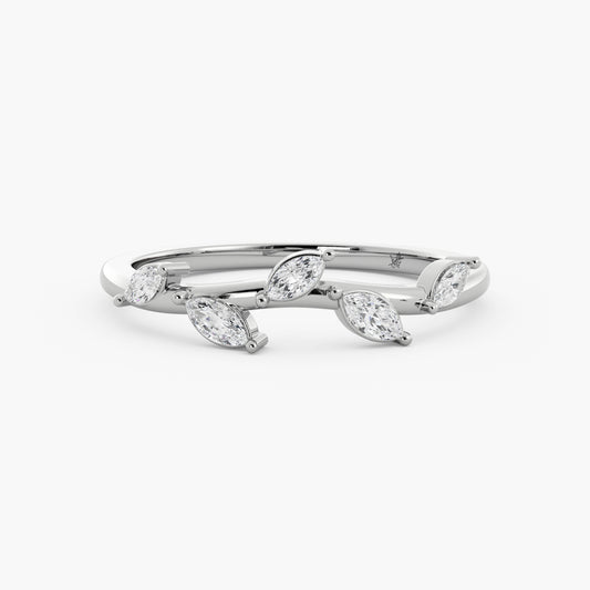 Branch - 14K White Gold - Lab Diamond