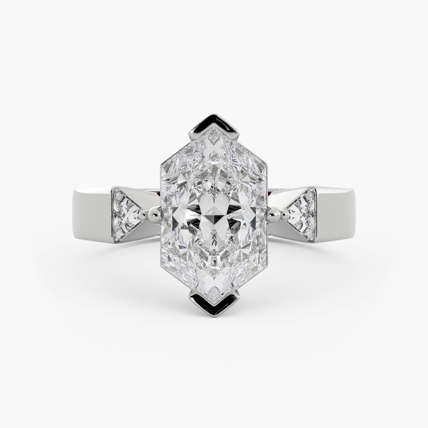 Alder - 14K White Gold - Duchess - Lab Diamond