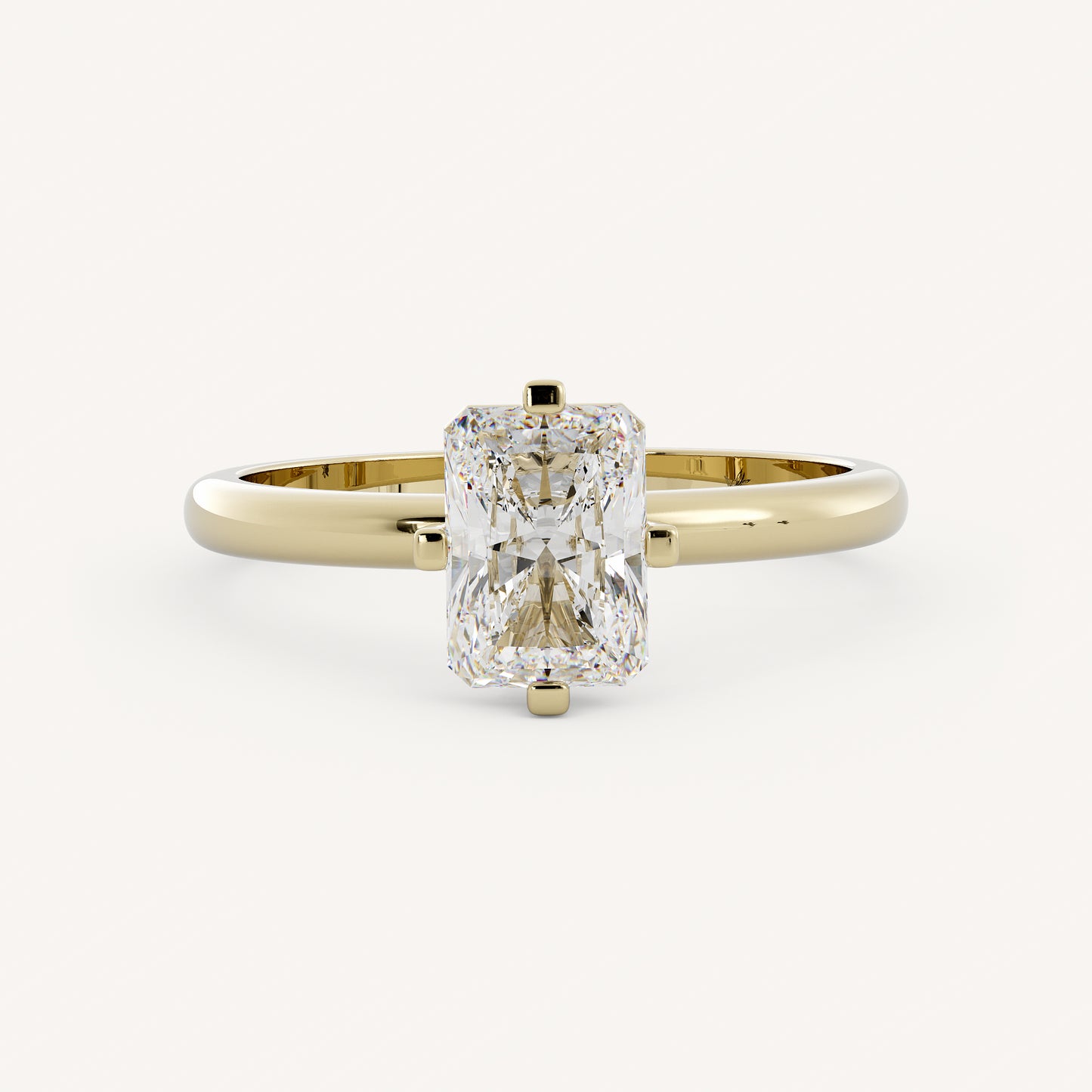 Archie - 14K Yellow Gold - Radiant