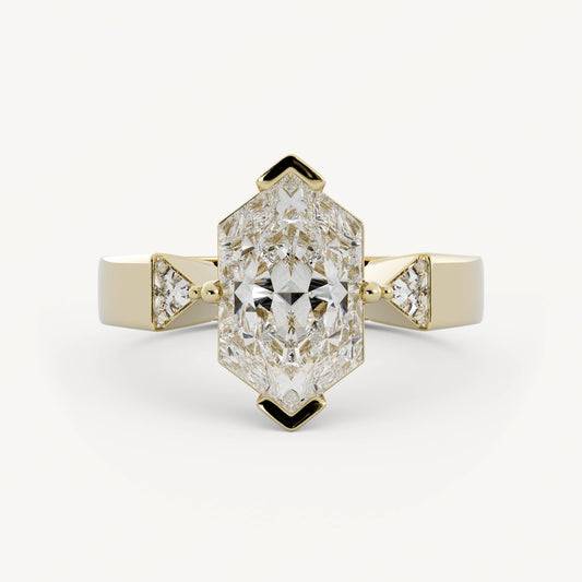 Alder - 14K Yellow Gold - Duchess - Lab Diamond