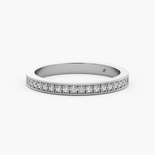 Bobbie - 14K White Gold - Natural Diamond